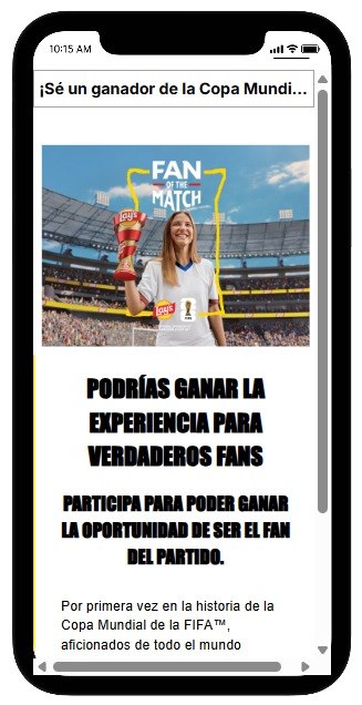 FIFA World Cup 2026 Email Campaign Mockup